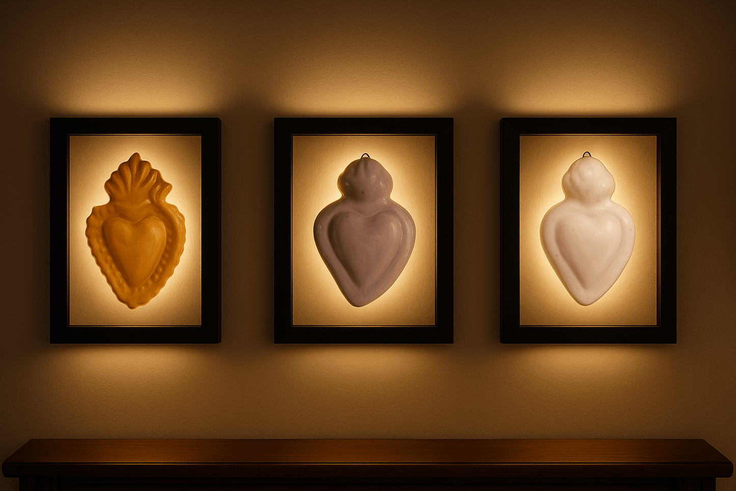 Cuore Sacro Pop Art in Ceramica - Maravigghia Sicily