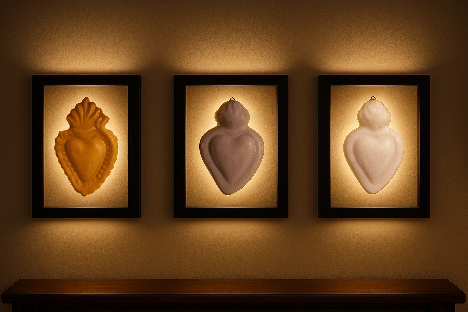 Cuore Sacro Pop Art in Ceramica - Maravigghia Sicily