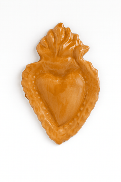 Cuore Sacro Pop Art in Ceramica - Maravigghia Sicily