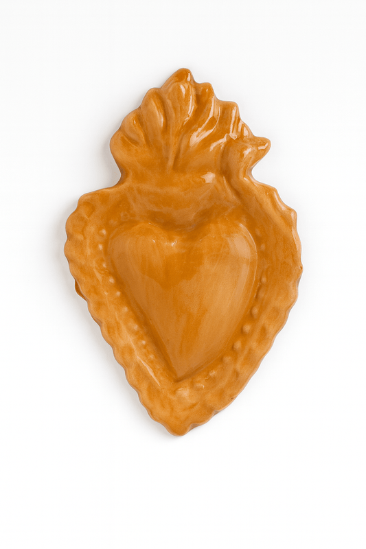 Cuore Sacro Pop Art in Ceramica - Maravigghia Sicily
