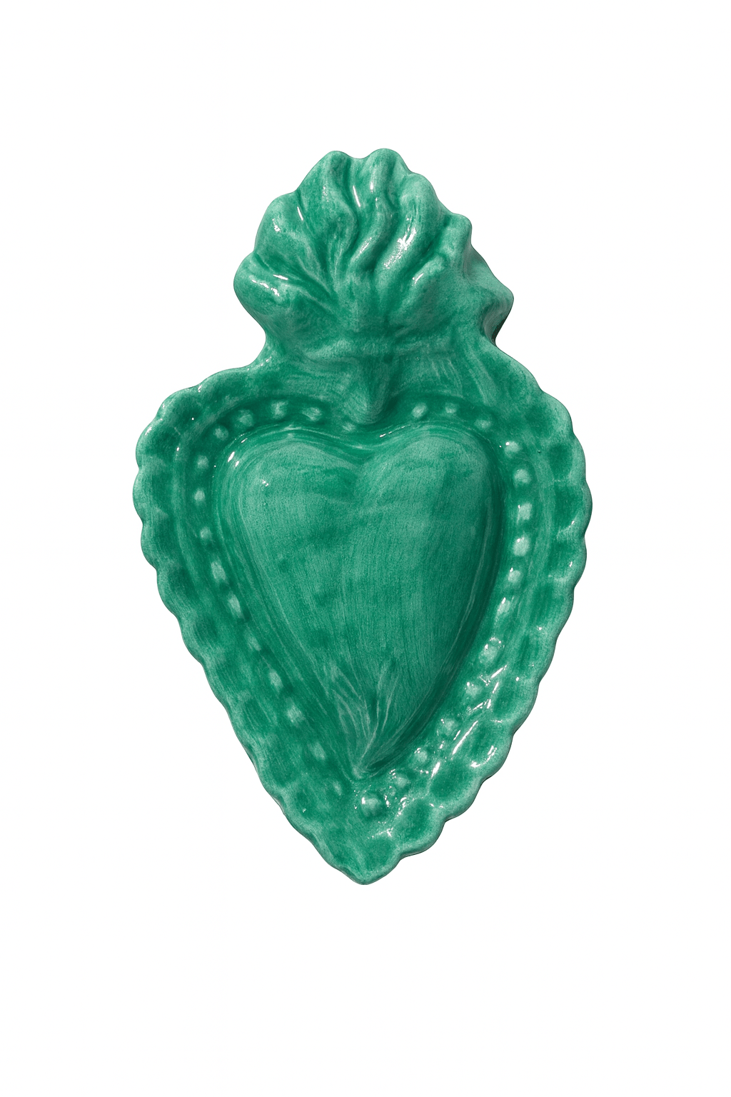 Cuore Sacro Pop Art in Ceramica - Maravigghia Sicily