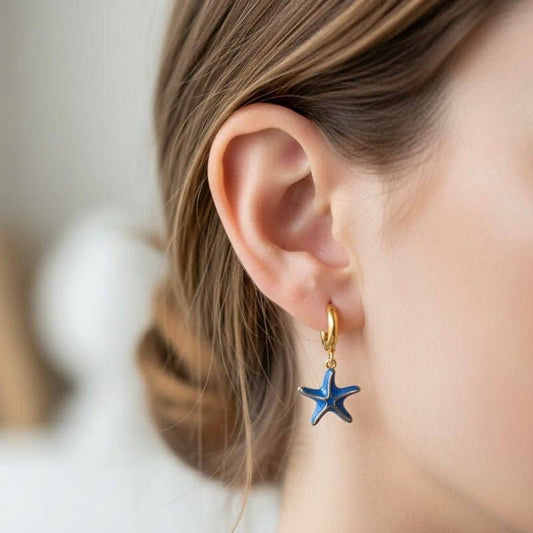 BLUMARE – Cerchi 2in1 Perla e Stella Marina Oro