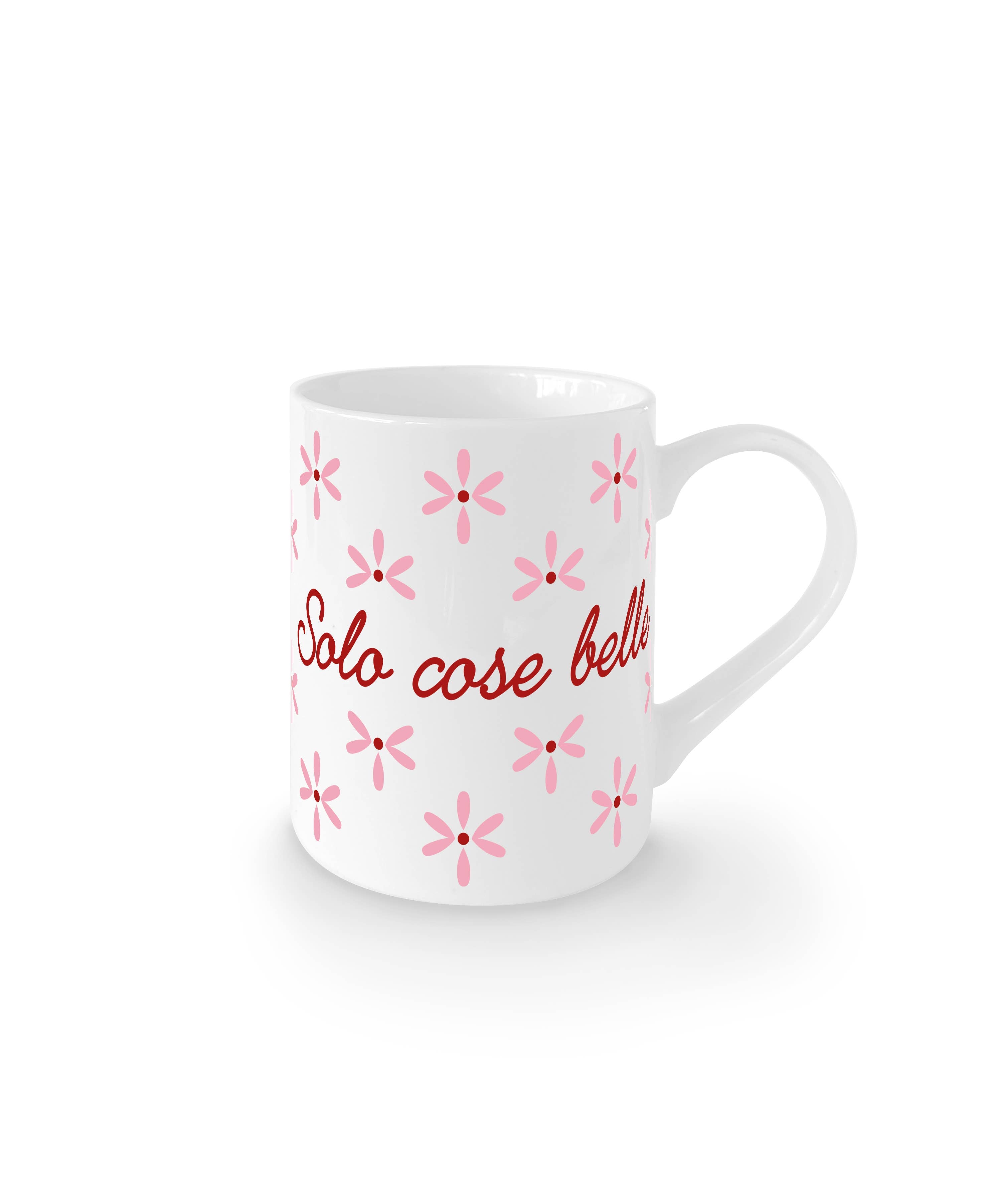 ONLY BEAUTIFUL THINGS - New porcelain mug with writing