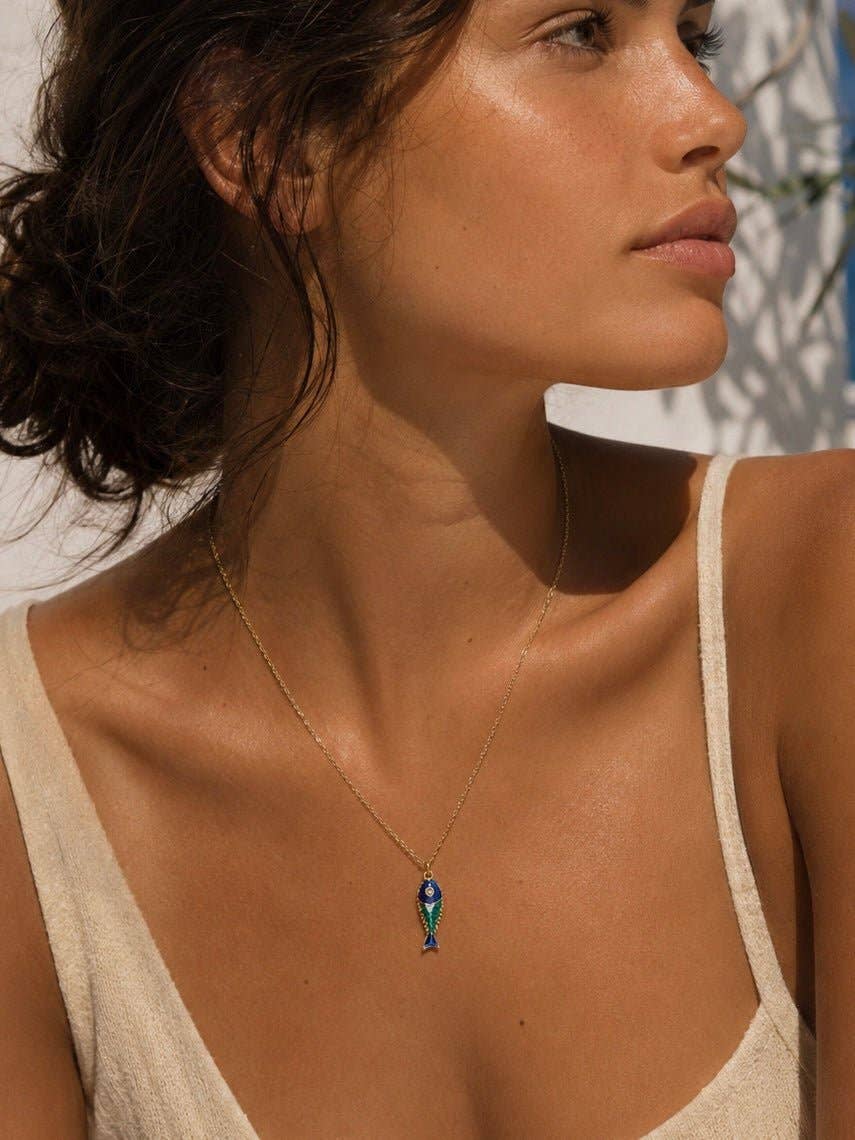 THE PORTOFINO FISH NECKLACE