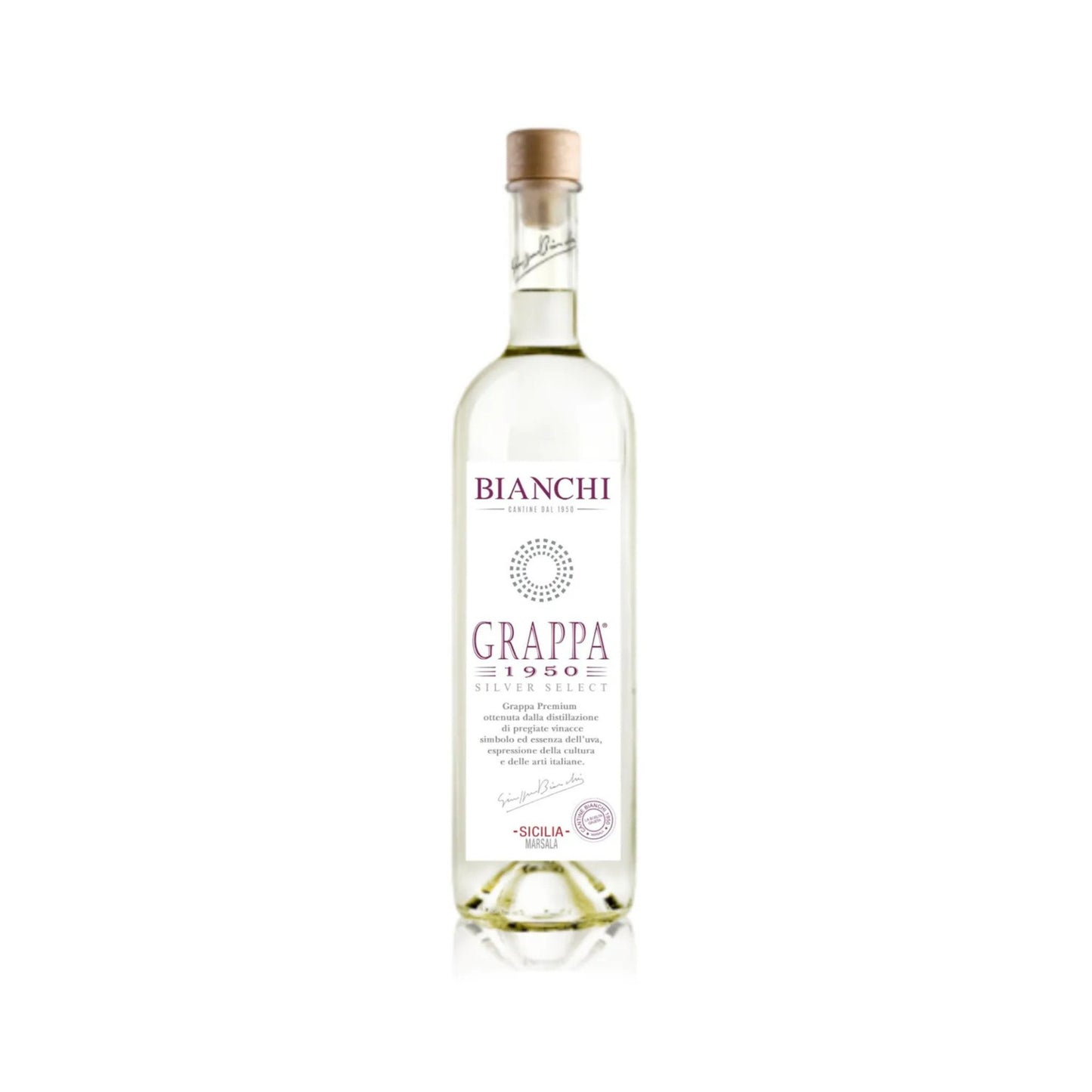 Grappa Bianchi 1950 - 10cl - Maravigghia for Sicily