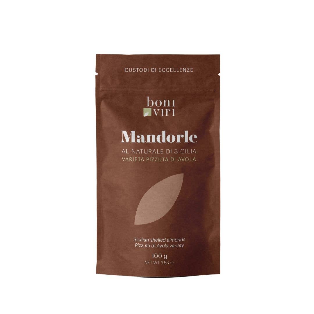 Mandorle naturali Pizzuta di Avola di Sicilia - 100 g - Maravigghia Sicily