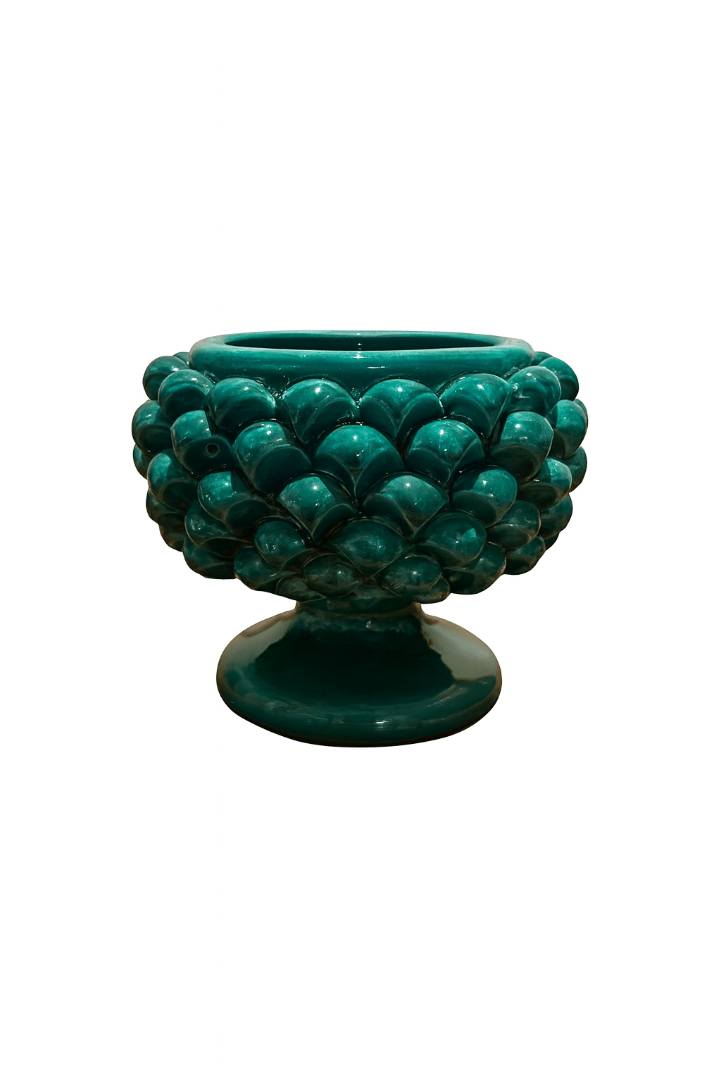 Mezza pigna in ceramica di Santo Stefano di Camastra - Maravigghia Sicily