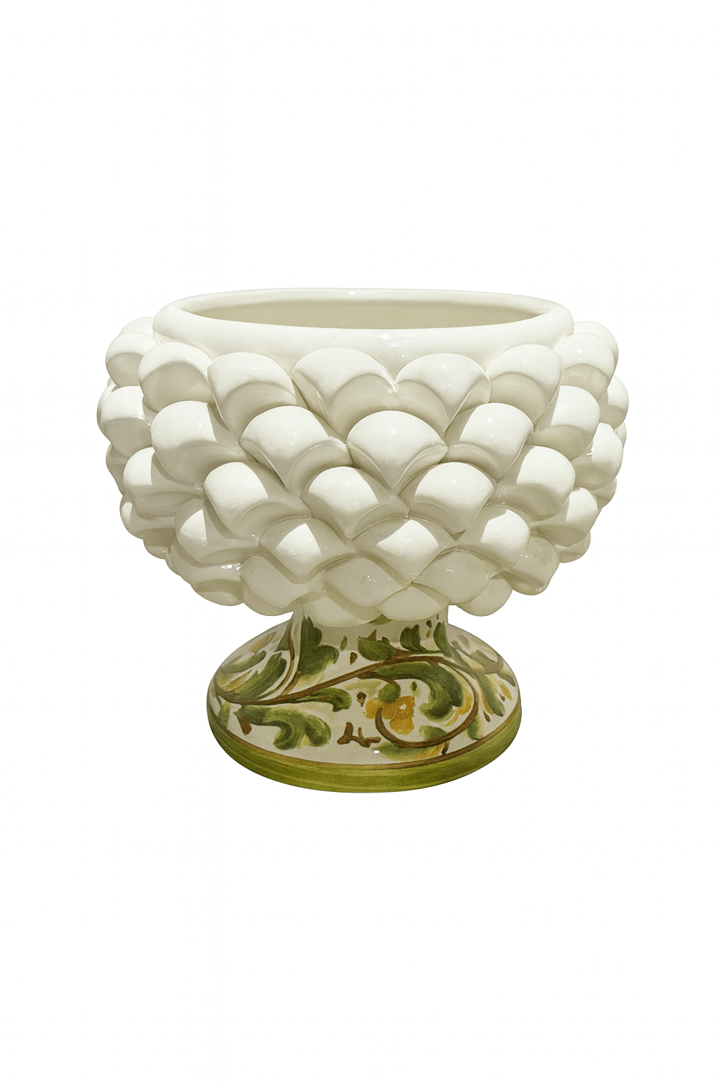 Mezza pigna in ceramica di Santo Stefano di Camastra - Maravigghia Sicily