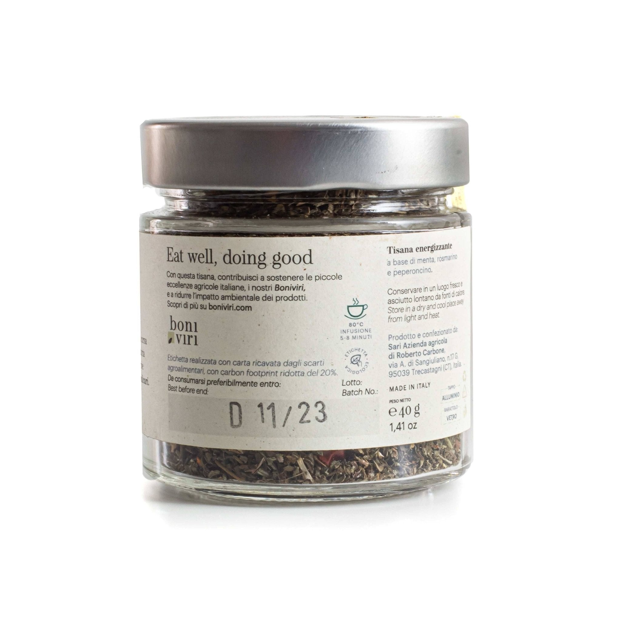Mix Energizzante Menta, Rosmarino e Peperoncino - Maravigghia Sicily