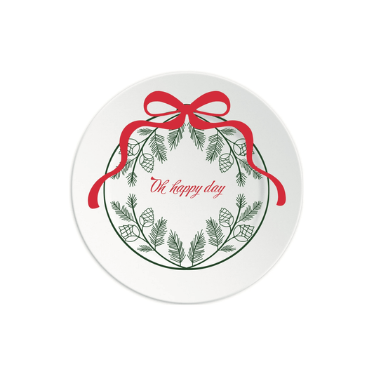 OH HAPPY DAYS - Piatto in porcellana - Maravigghia Sicily