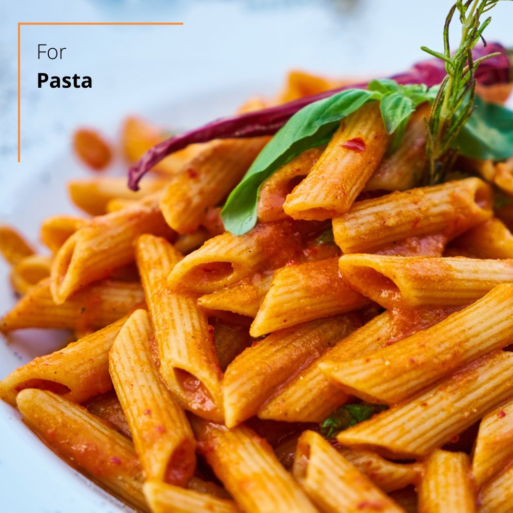 Pesto alla Trapanese con Pomodoro, Mandorle e Aglio - Maravigghia for Sicily