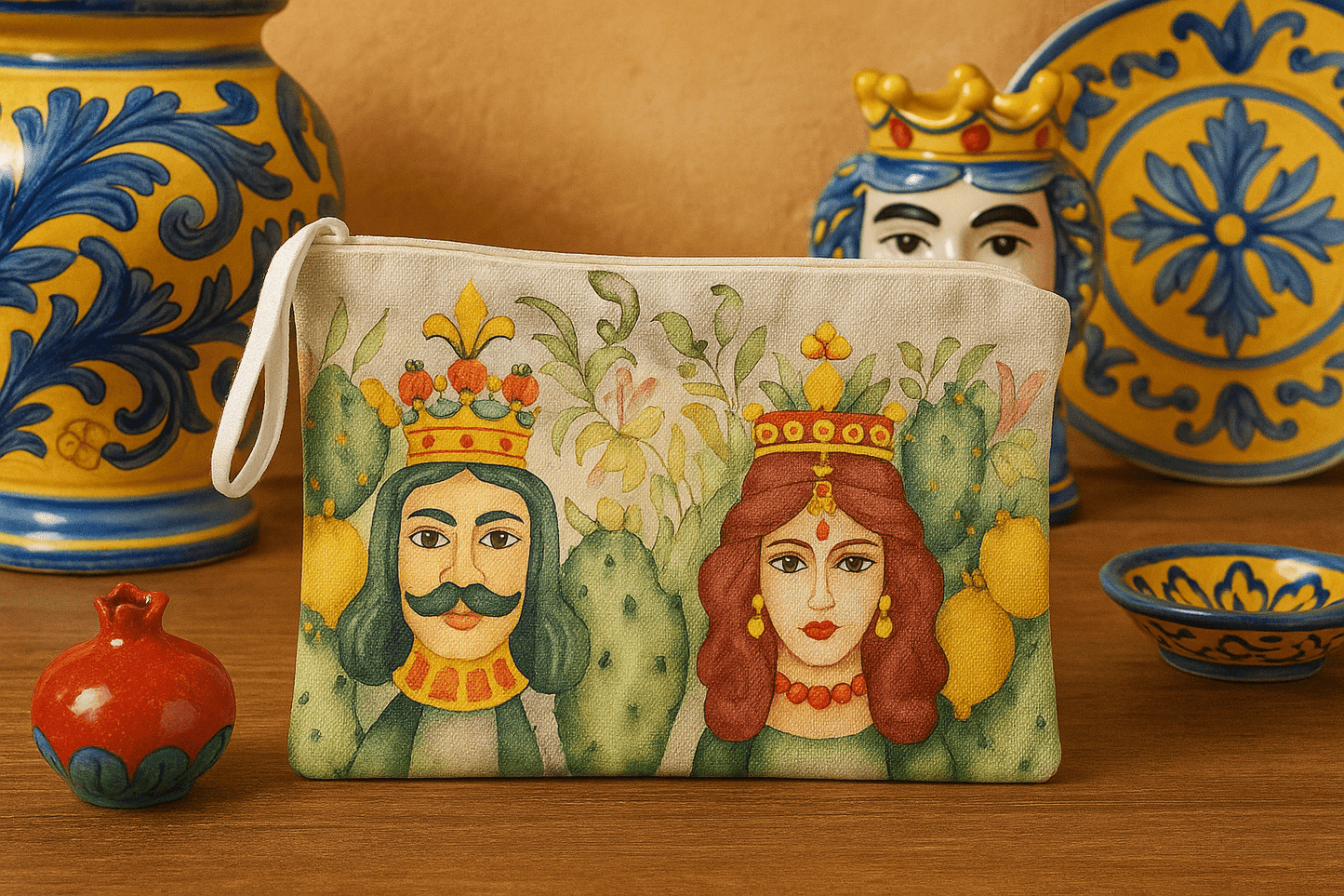 Pochette Teste di moro - Maravigghia Sicily