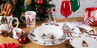 Servizio Piatti 18 Tartan Gnome - Maravigghia Sicily