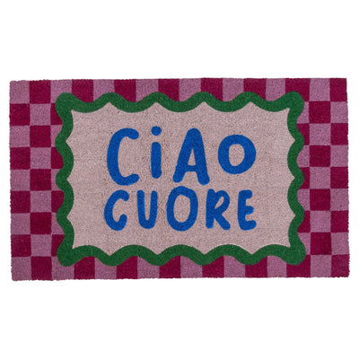 ZERBINO "Ciao Cuore" 70X40CM - Maravigghia Sicily