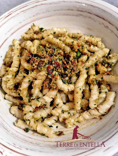 Busiate biologiche siciliane di semola di grano duro biologico