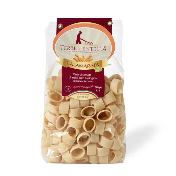 Calamarata di grano duro biologico siciliano