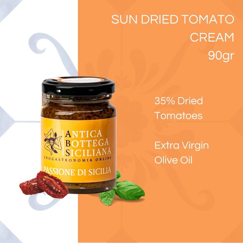 Crema di Pomodori Secchi 100% Siciliani 90g - Antica Bottega Siciliana - Maravigghia for Sicily