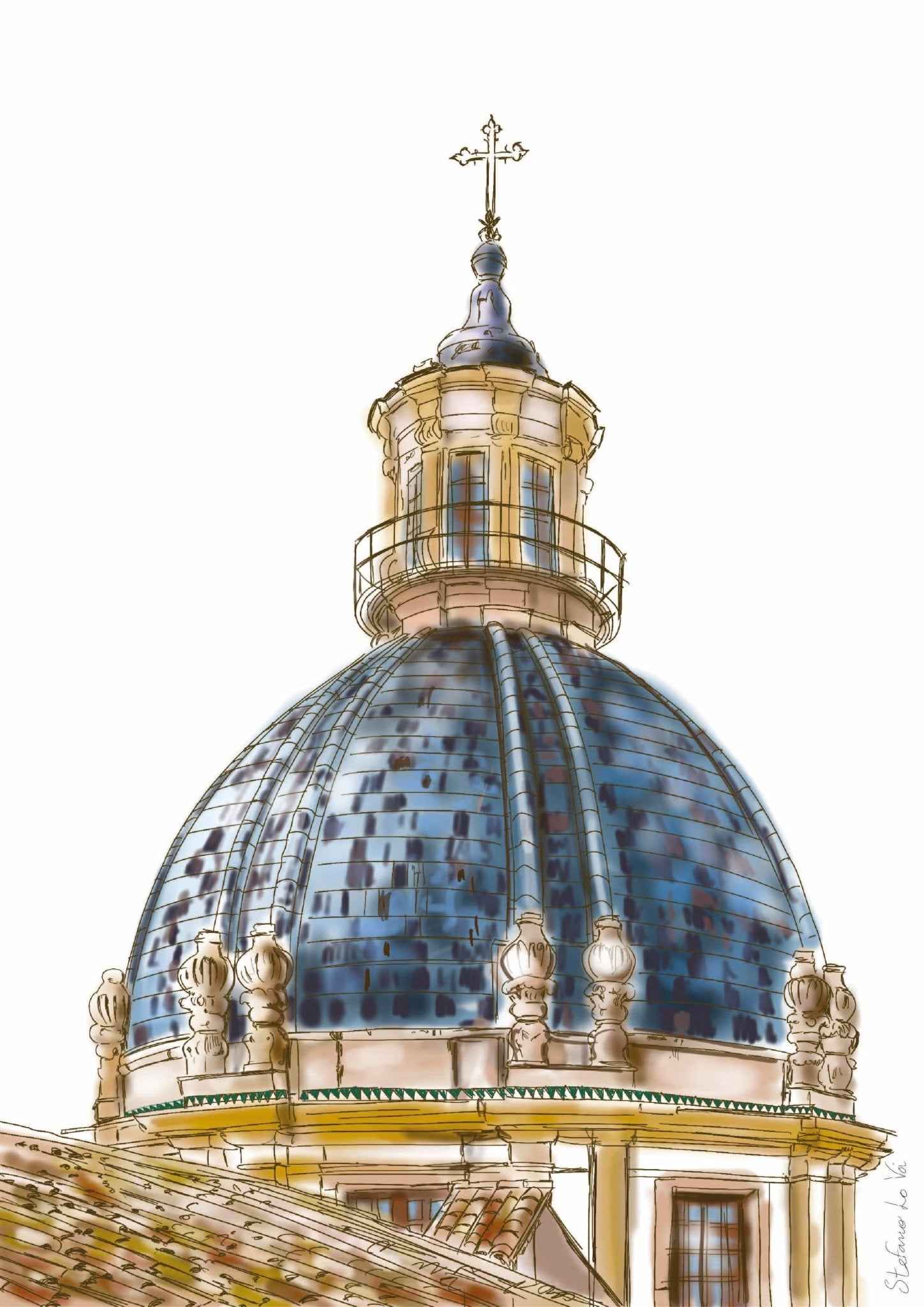 Cupole di Palermo, Illustrazioni di Stefano Lo Voi