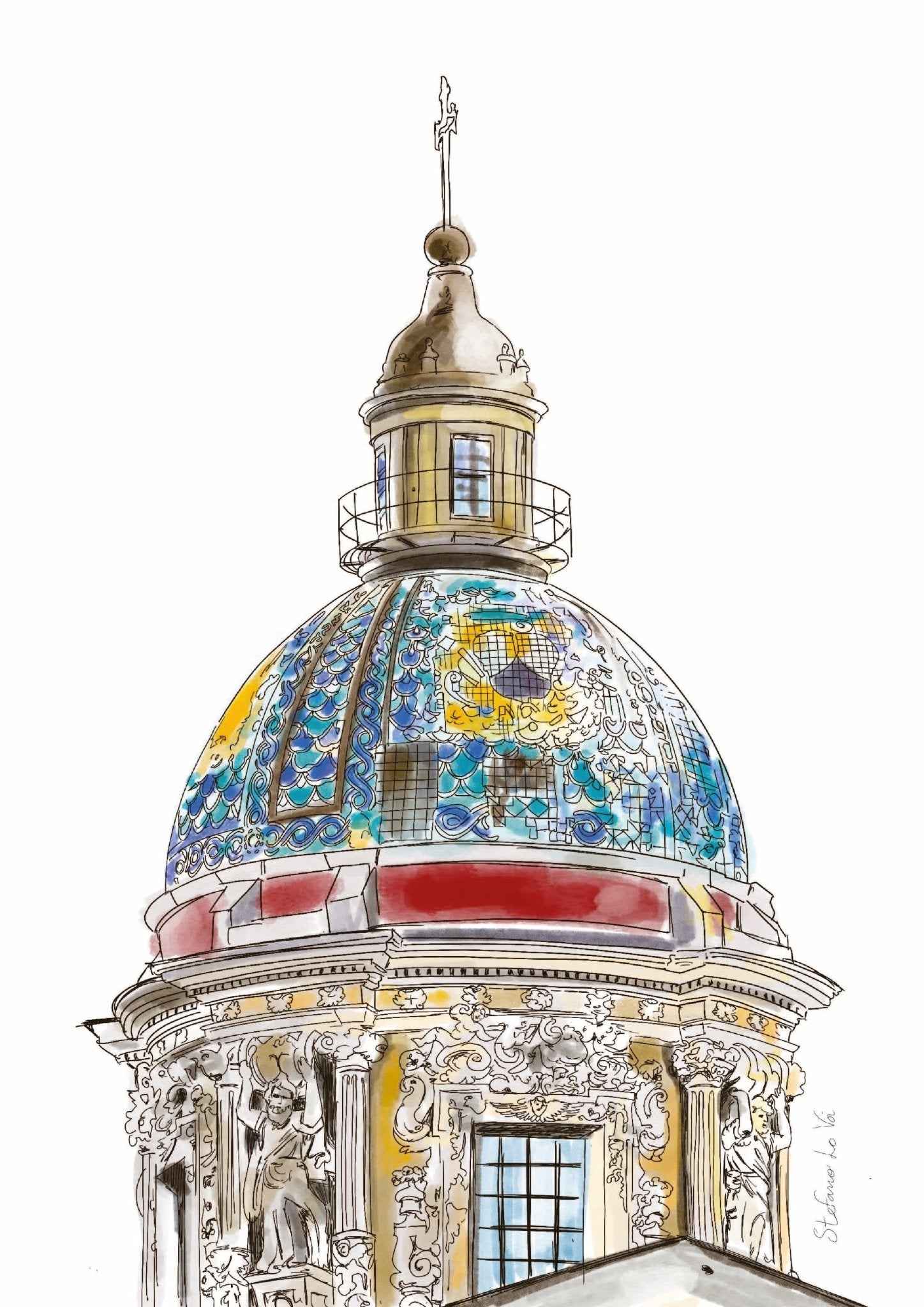 Cupole di Palermo, Illustrazioni di Stefano Lo Voi