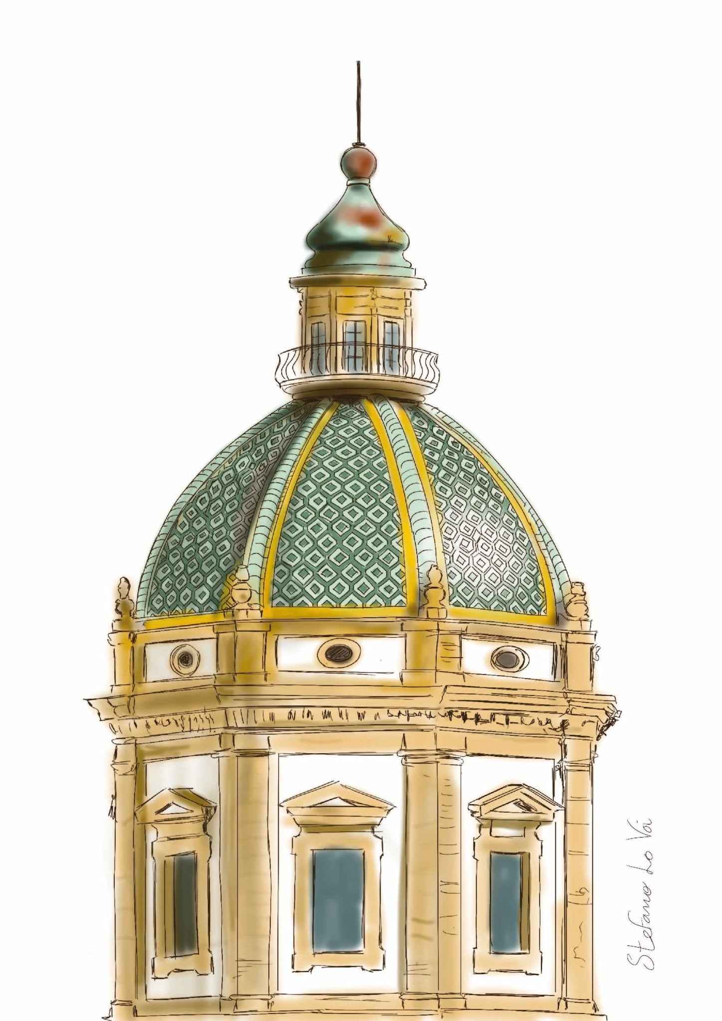 Cupole di Palermo, Illustrazioni di Stefano Lo Voi